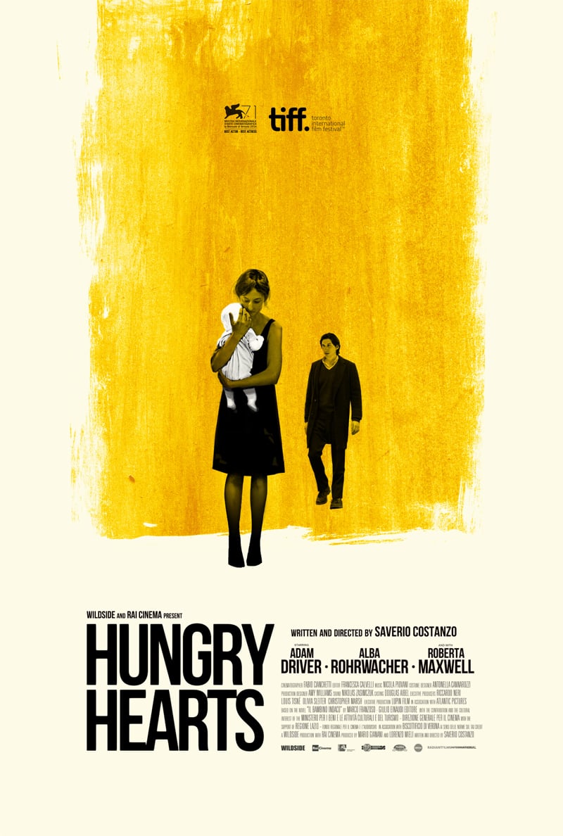 Hungry Hearts Movie Poster - Averio Costanzo, Adam Driver
